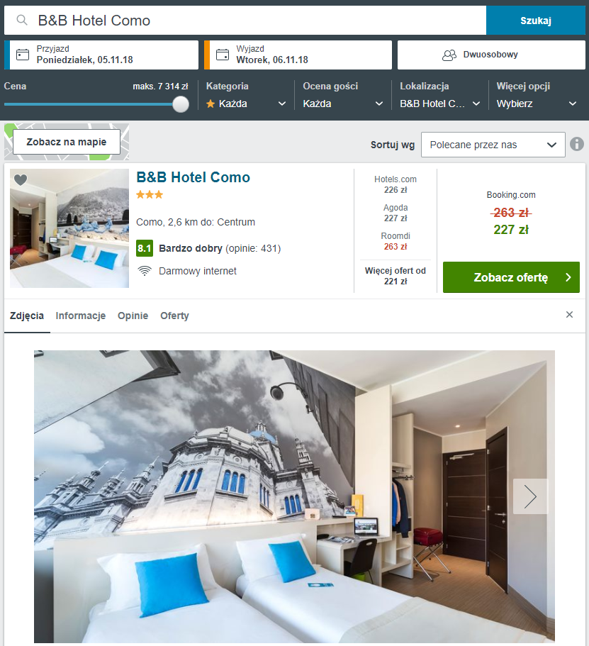 como hotel