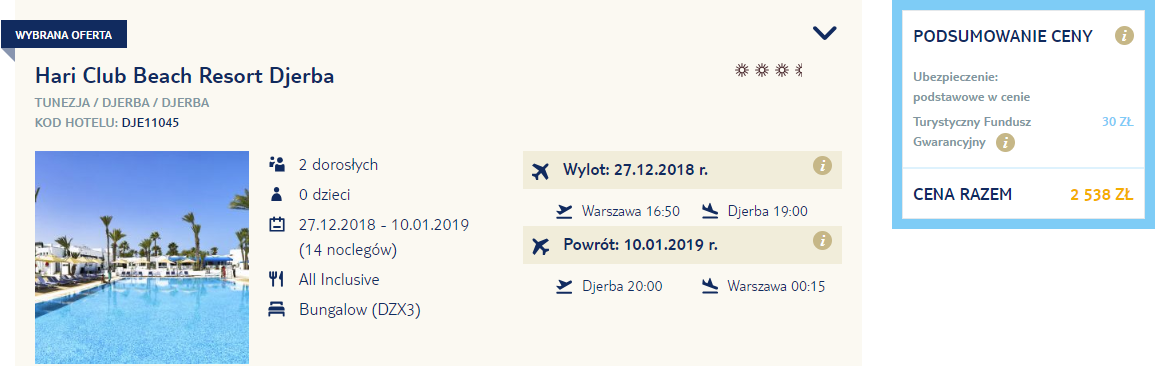 rezerwacja wczasów