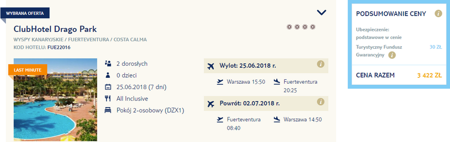 rezerwacja wczasów