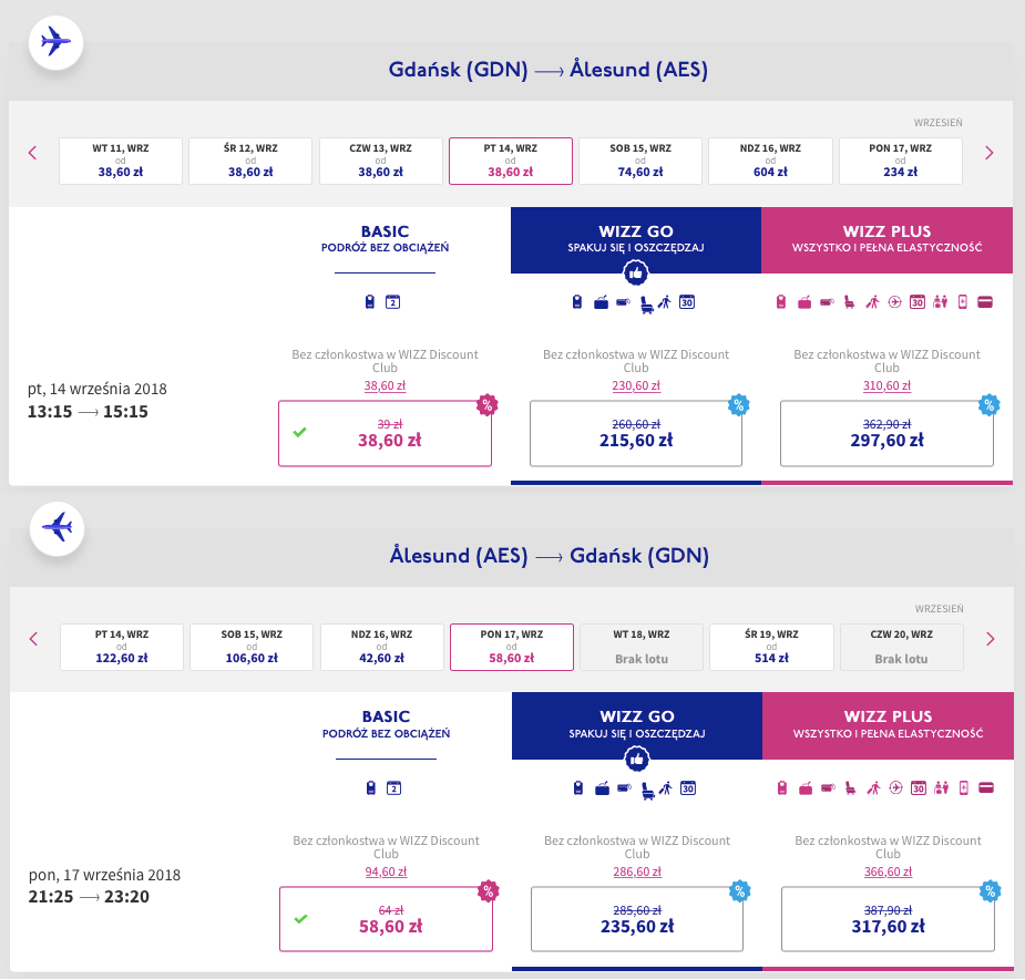 zarezerwuj loty do alesund