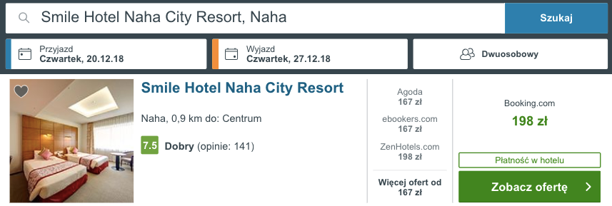 zarezerwuj hotel na okinawie