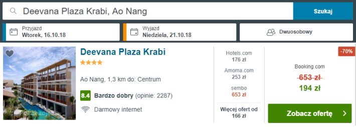 Rezerwacja obiektu