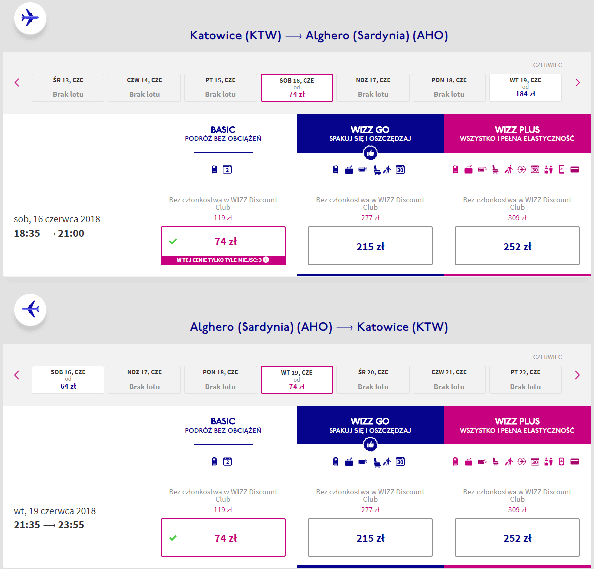 rezerwacja lotów z katowic do alghero