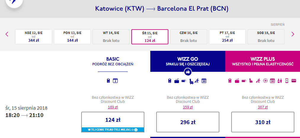 Rezerwacja przelotów z Katowic do Barcelony