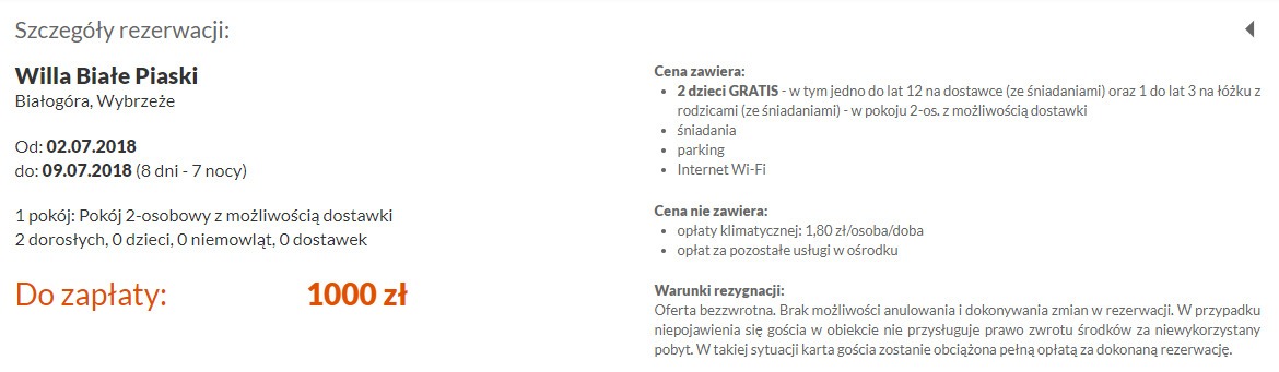 travelist rezerwacja