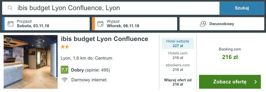 zarezerwuj hotel w lyonie