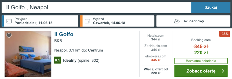 zarezerwuj hotel w neapolu