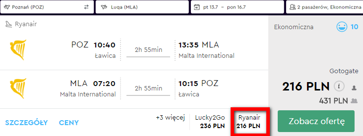 rezerwacja lotów