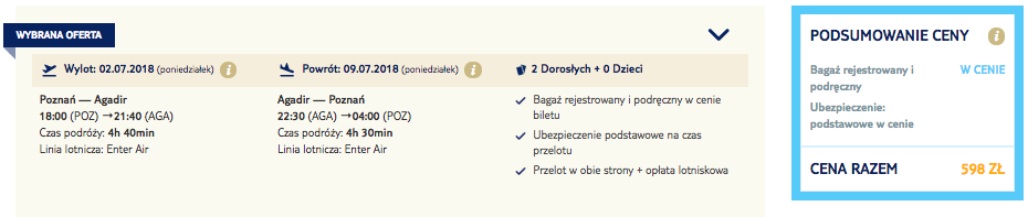 zarezerwuj loty do agadiru