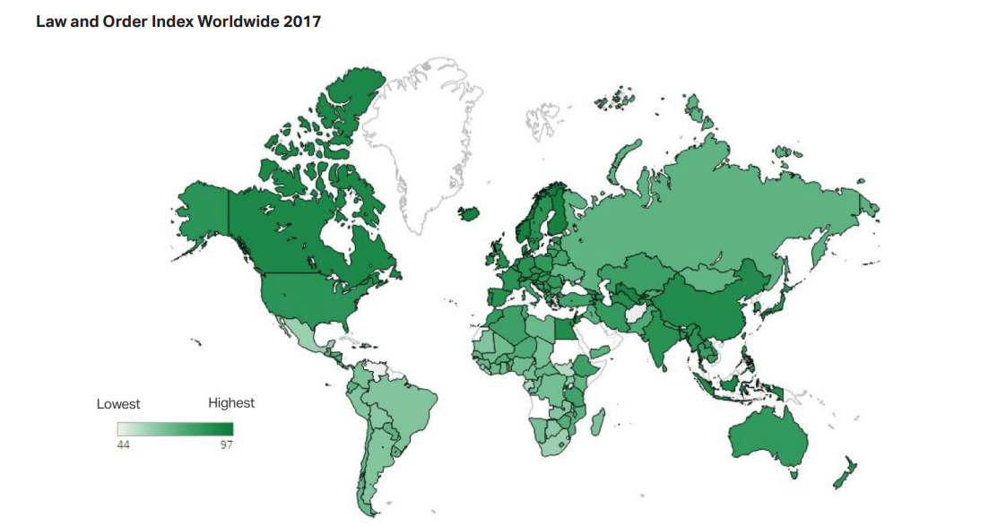 poczucie bezpieczenstwa ranking