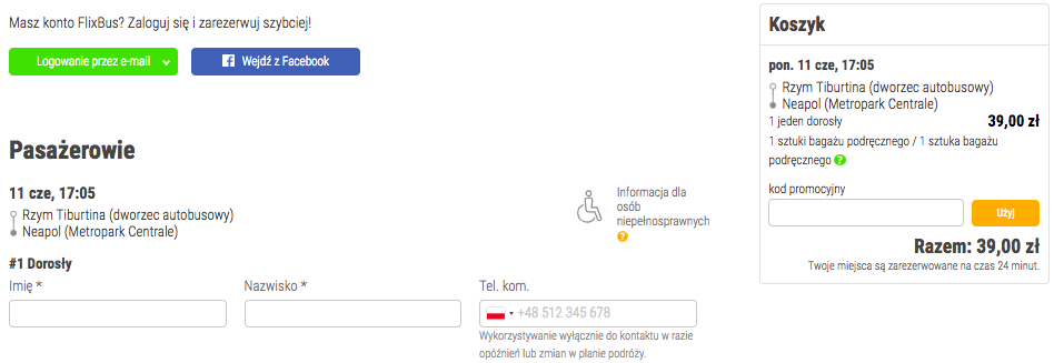 kup bilet do Neapolu