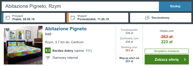 zarezerwuj hotel w rzymie