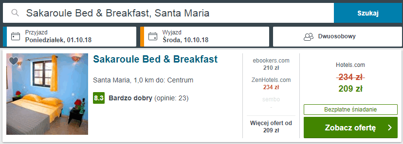 Sakaroule Bed & Breakfast