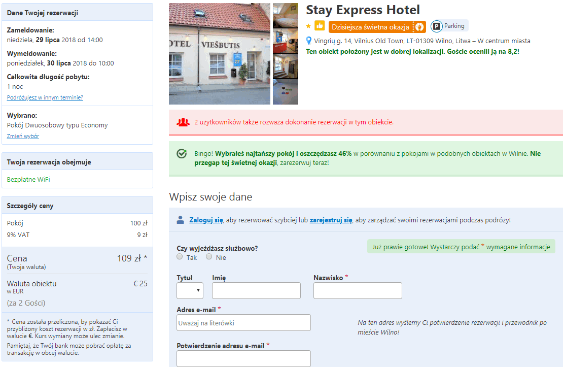 stay express wilno