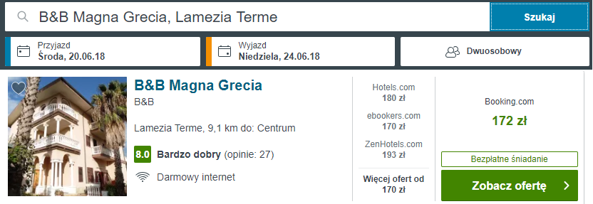 lamezia noclegi