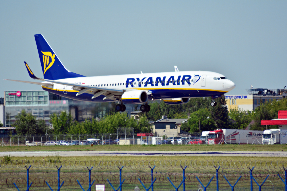 samolot Ryanair Sun