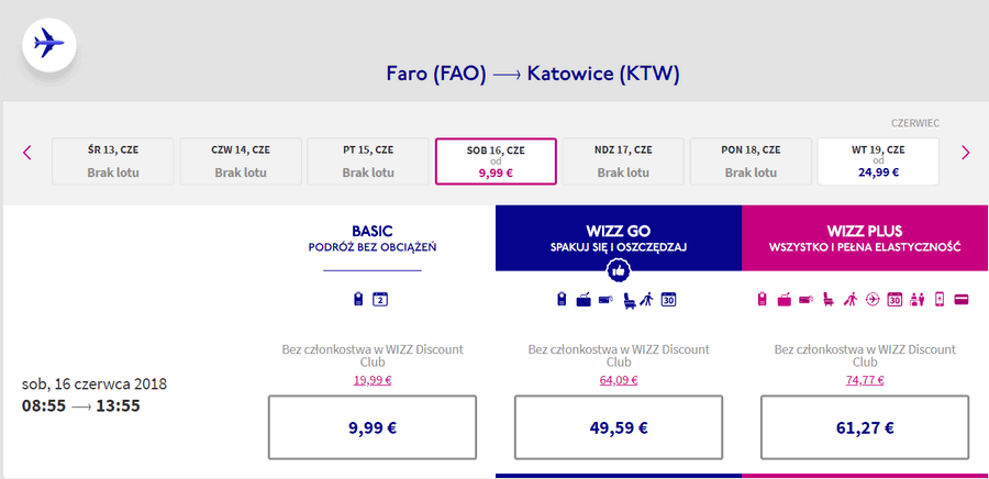 faro katowice tani lot