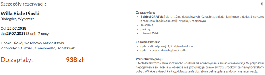 rezerwacja noclegów