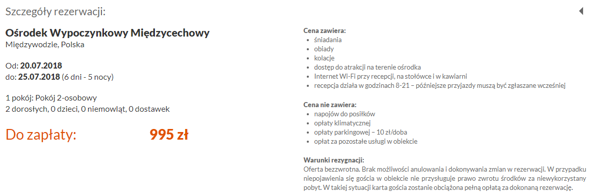 travelist rezerwacja