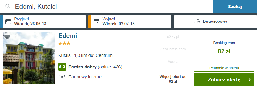 rezerwacja noclegów