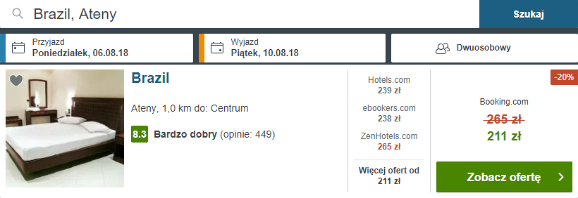 rezerwacja noclegów
