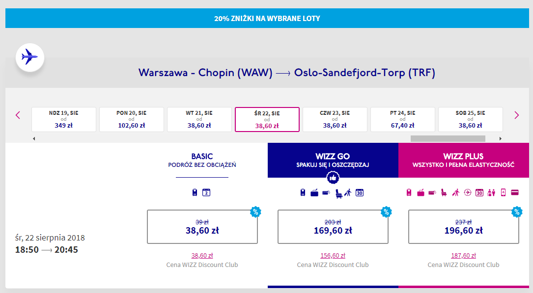 wizz air rezerwacja