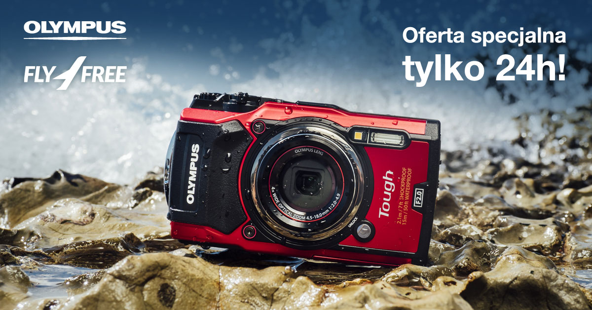 Okazja: idealny aparat/kamera do podróży 300 PLN taniej! (kod: OLYpromoF4F)