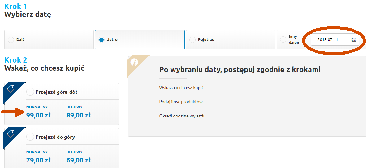 Bilety na Kasprowy Wierch