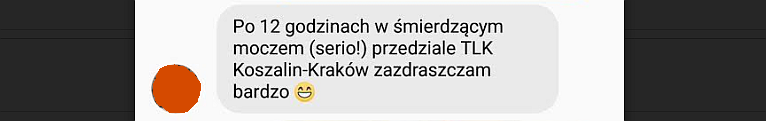 Wiadomość na messengerze