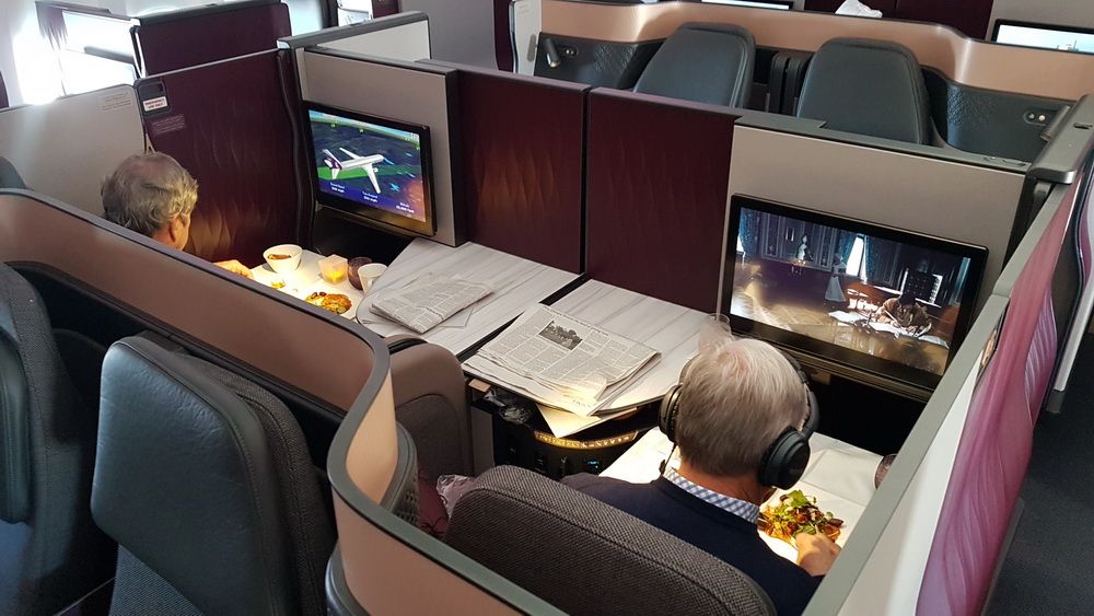 Qsuite Qatar Airways