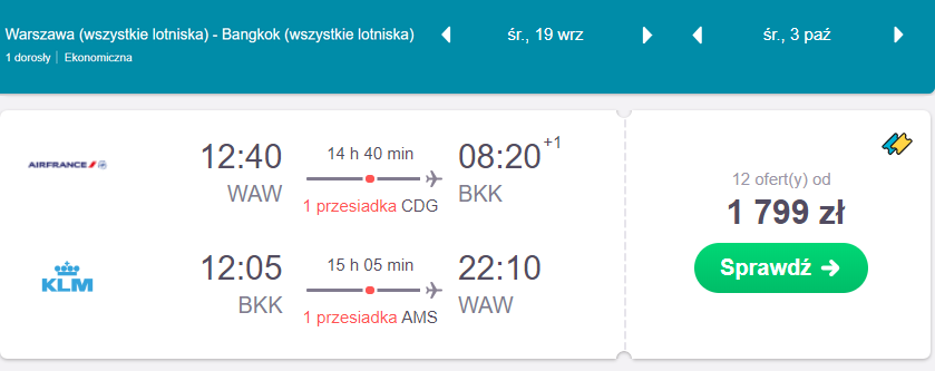 tajlandia z warszawy