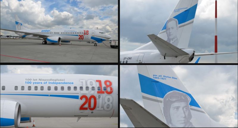 enter air malowanie 100-lecie odzyskanie niepodleglosci