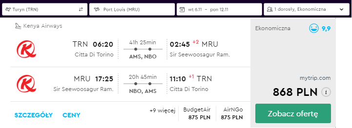 mauritius loty
