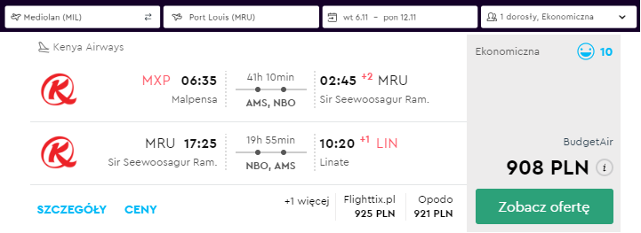 mauritius loty