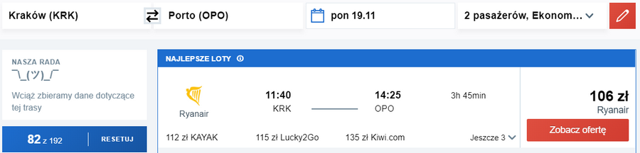 z krakowa do porto