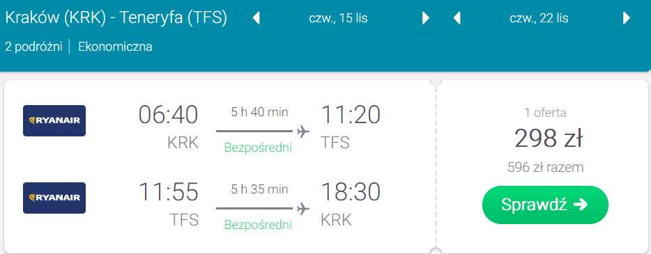 rezerwacja lotów