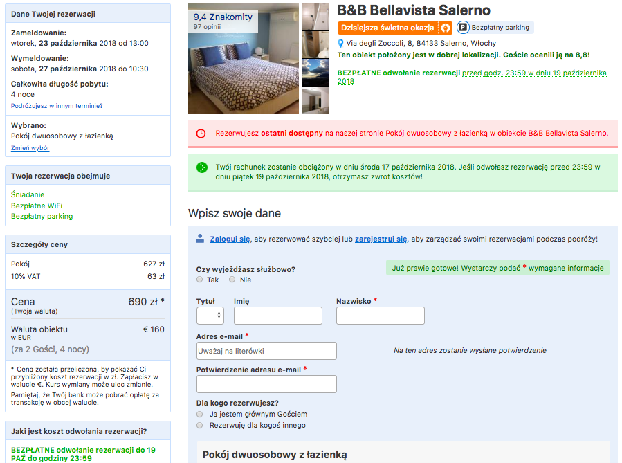 zarezerwuj hotel w neapolu