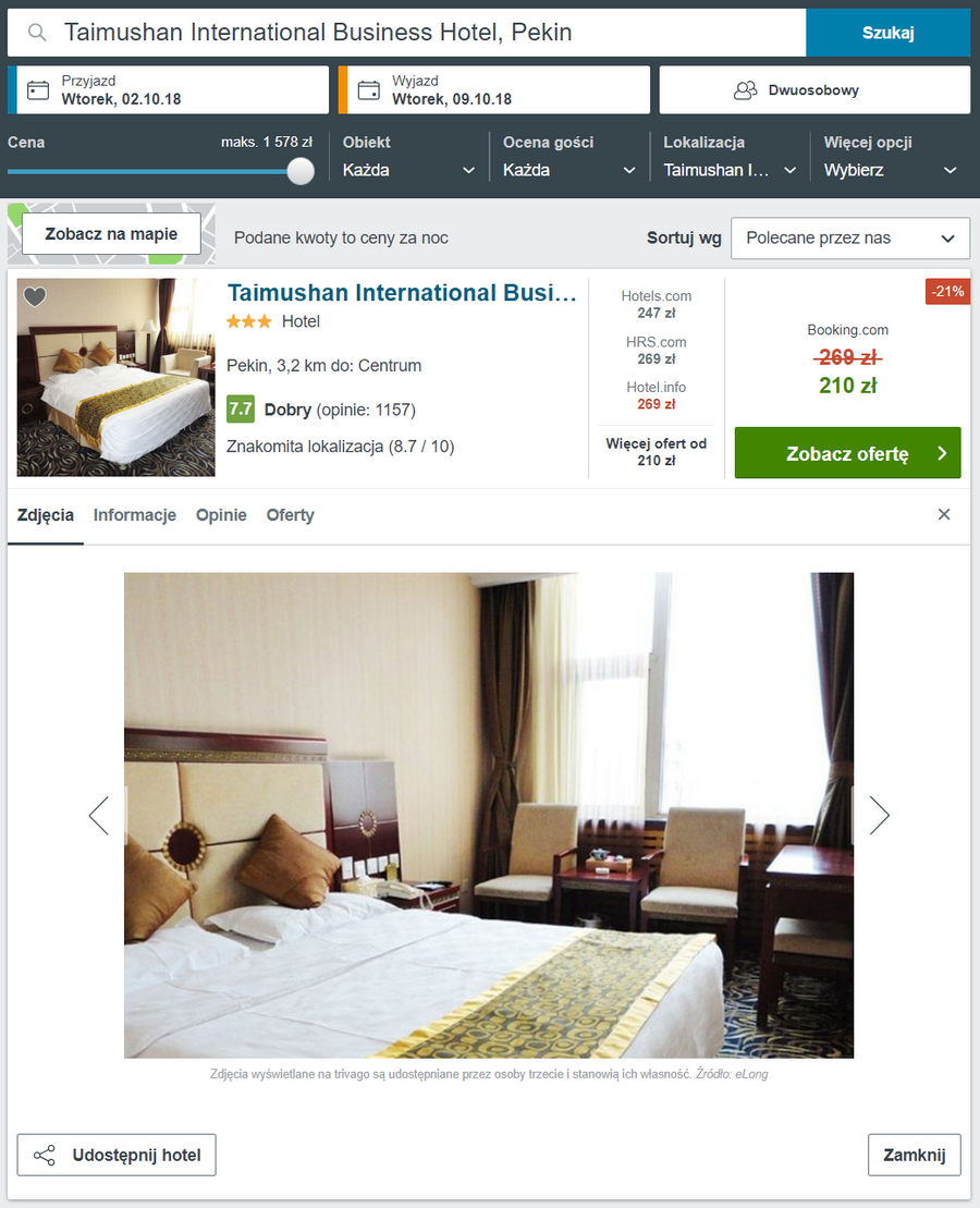 pekin noclegi
