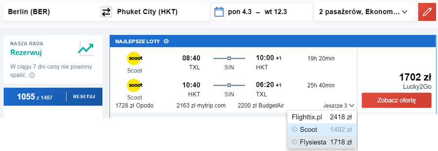 tanie loty na phuket