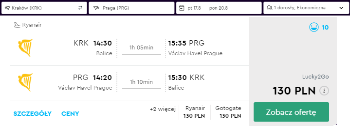 praga loty