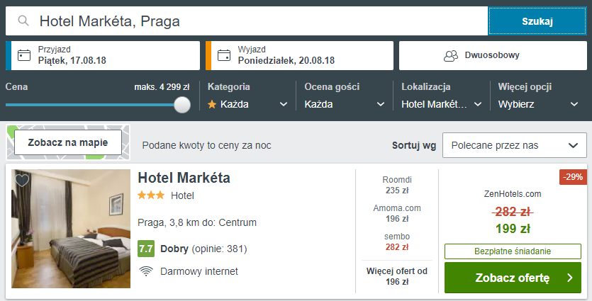praga hotel