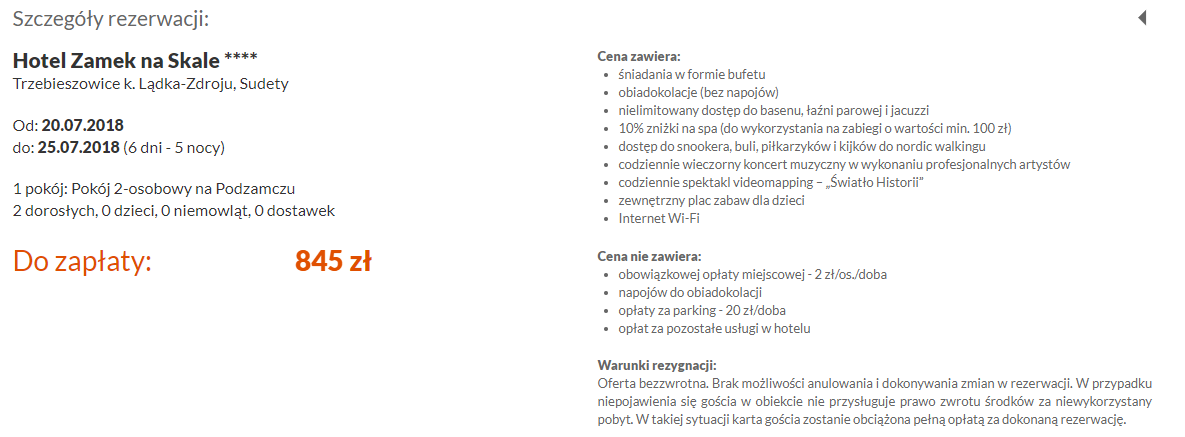 travelist rezerwacja