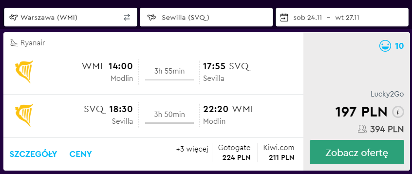 loty do sewiili