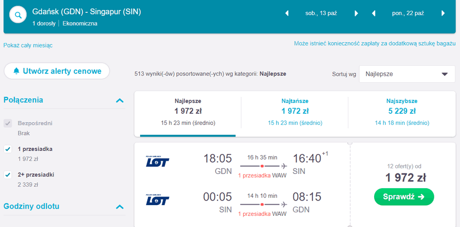 singapur z gdańska