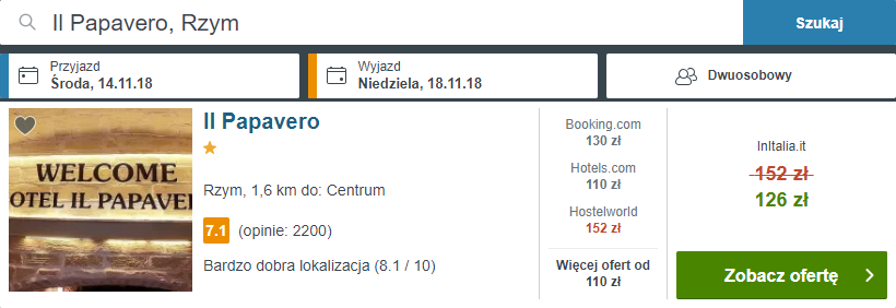 rezerwacja noclegów