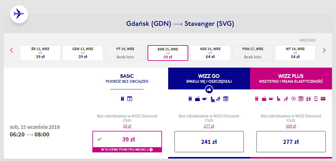 stavanger loty