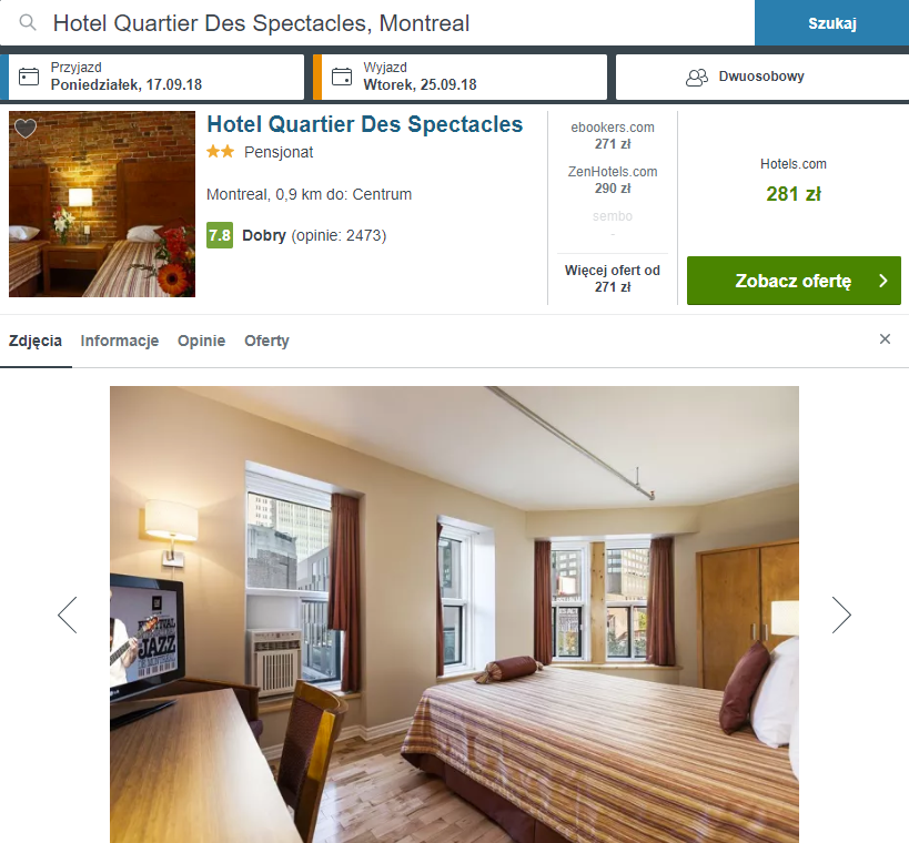 rezerwacja noclegów