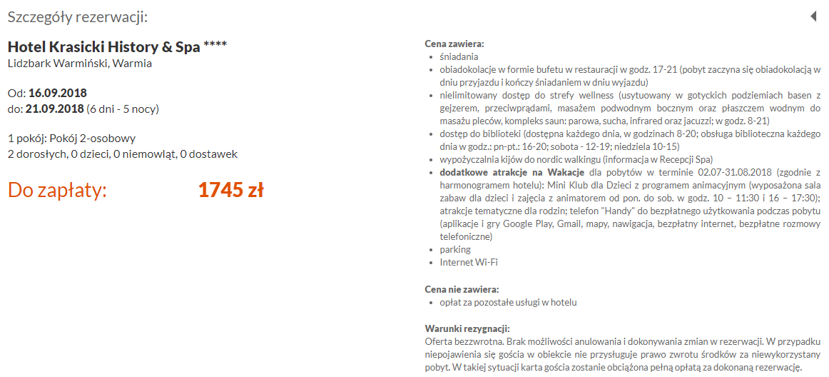 Travelist rezerwacja