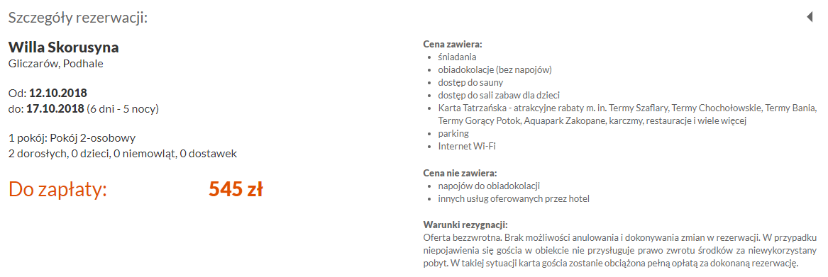 Travelist rezerwacja
