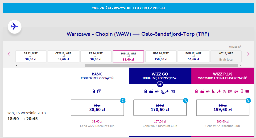 oslo loty